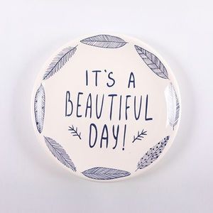 3 piece Inspirational Ceramic plate
